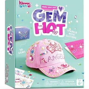Pink Gem Hat Craft Set